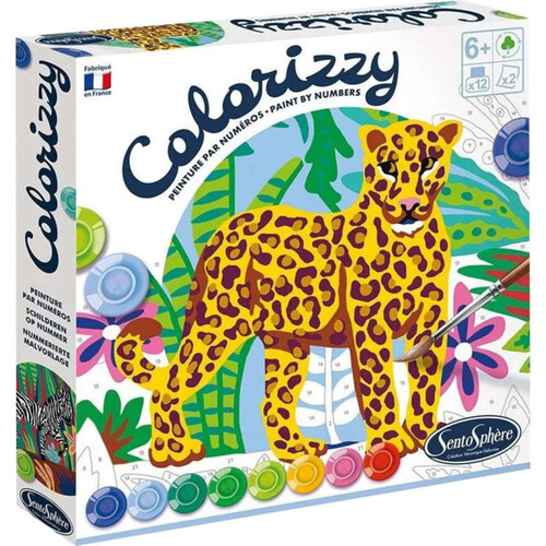 SentoSphère colorizzy - zèbre et léopard