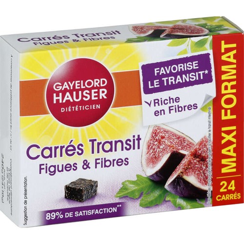 Gayelord Hauser Carrés Transit Figue Et Fibres