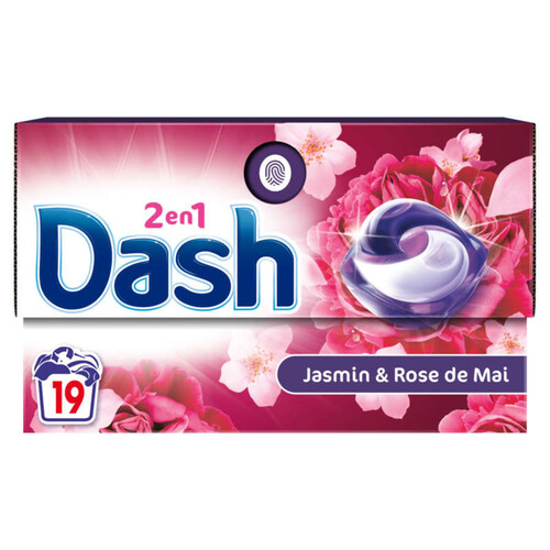 Dash Pods Lessive Jasmin & Rose de Mai *19 - 381g