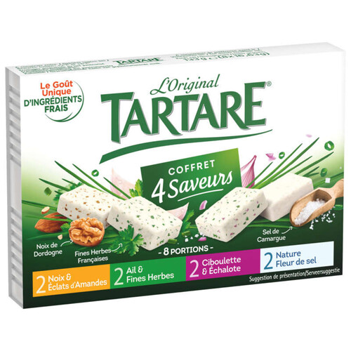 Tartare Coffret 4 Saveurs 8 Portions 133G