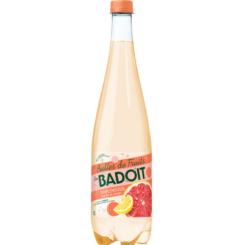 Badoit Eau Gazeuse Aromarisée Pamplemousse Citron 1 L