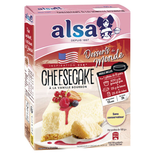 Alsa préparation pour cheesecake 295g
