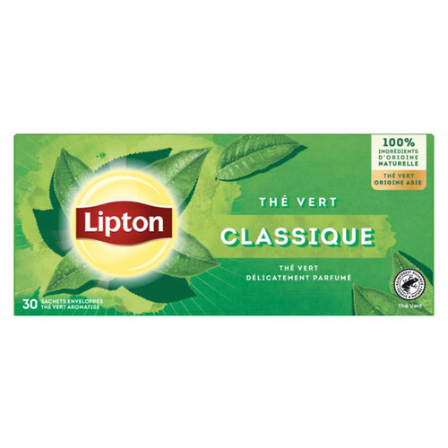 Lipton Thé Vert Classique Origine Asie x30 - 39g