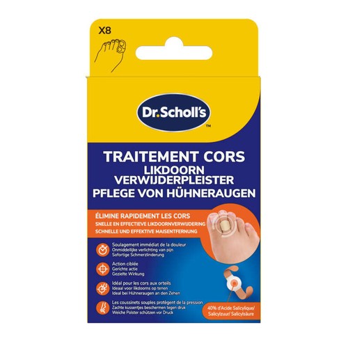 Scholl Pansements Coricides, Action Ciblée Contre Les Cors