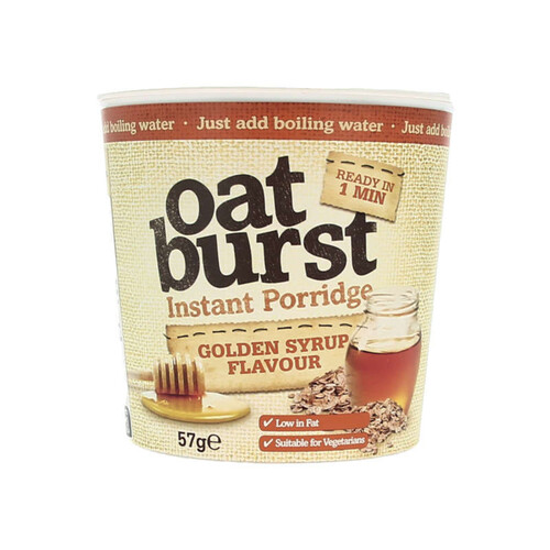 Oat Burst Porridge instantané golden syrup 57g