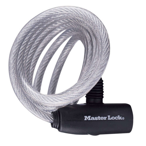 Masterlock Câble En Spiral 1,80M X 8Mm