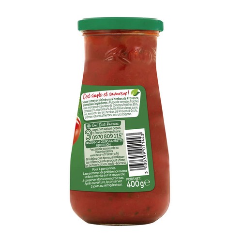 Panzani Sauce Tomate Provencale 400g