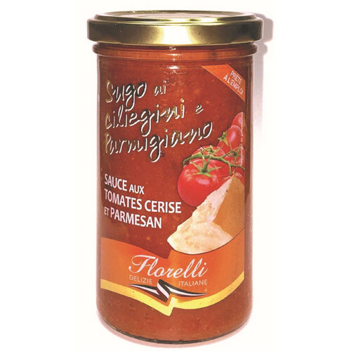 Florelli Sauce aux tomates cerise et parmesan 250g.