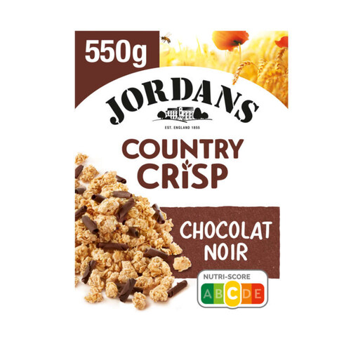 Jordans Céréales Country Crisp chocolat noir 550g
