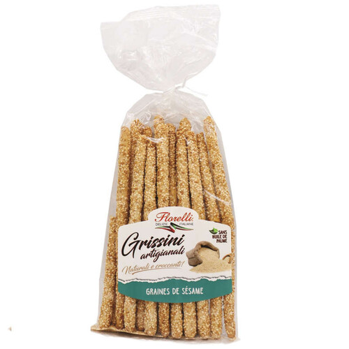 Florelli grissini artigianali graines de sésame 250g