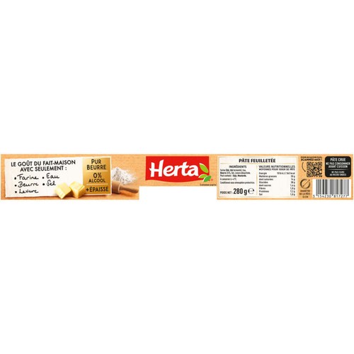 Herta Trésor de Grand Mère Feuilletée Pur Beurre 280g