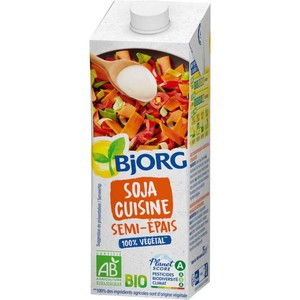 Bjorg Soja cuisine semi épais Bio 25cl