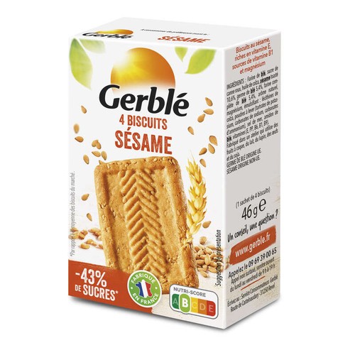 Gerble 4 Biscuits Sésame 46g