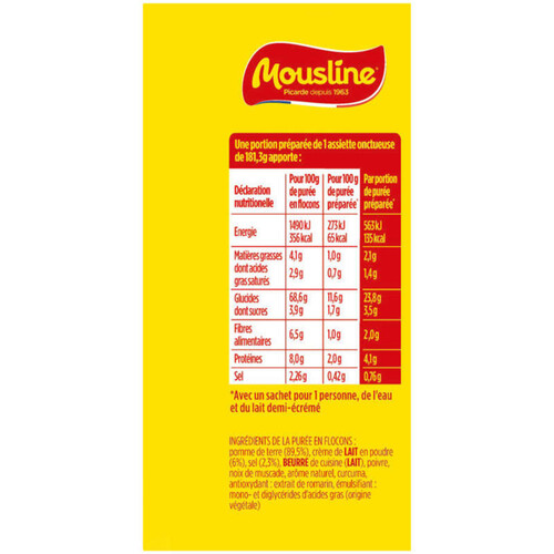 Maggi Mousline Saveur À L'Ancienne Crème & Noix de Muscade 125g