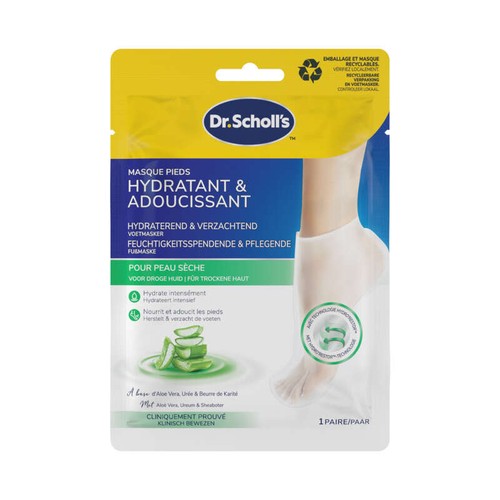 Scholl Masque Pieds Aloé Vera 50g