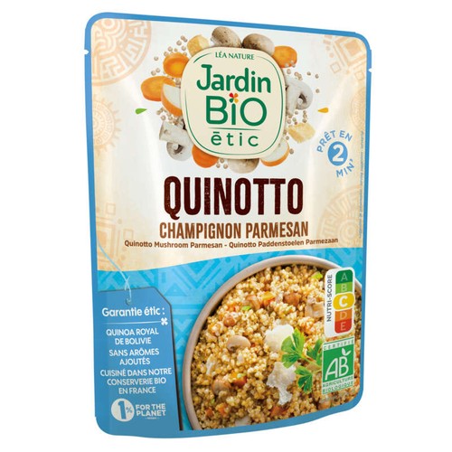 Jardin Bio Quinotto Quinoa, champignon et parmesan 220g