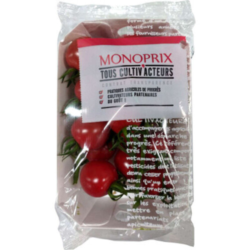 Monoprix Tous Cultiv'Acteurs Tomates Grappe Cocktail 350g