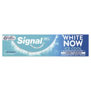 Signal White Now Dentifrice Blancheur Instantanée ICE COOL 75ml.