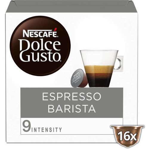 Nescafé Espresso Barista, Extra Crema, Intensity 9 16 X