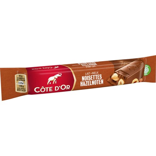 Côte d'Or Bâton Chocolat Lait Noisettes x1 45g