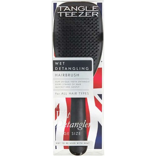 Tangle Teezer Wet Detangler Brosse Démêlante Cheveux Mouillés Large Black Gloss