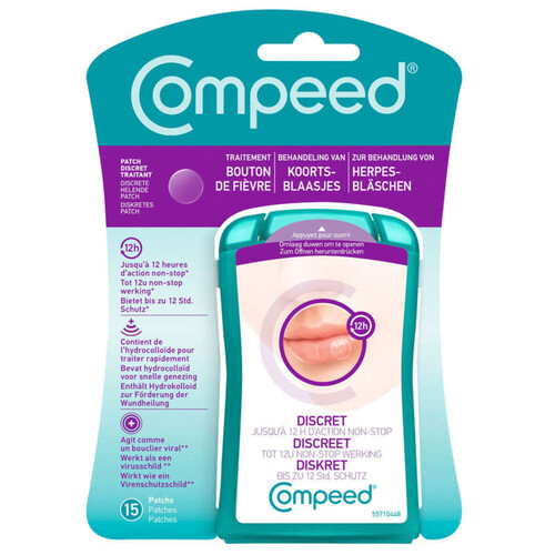 Compeed Patch Traitement Bouton de Fièvre x15