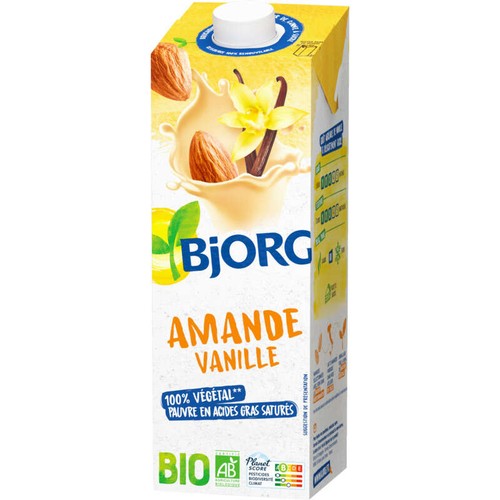 Bjorg Lait d'amande vanille Bio 1L