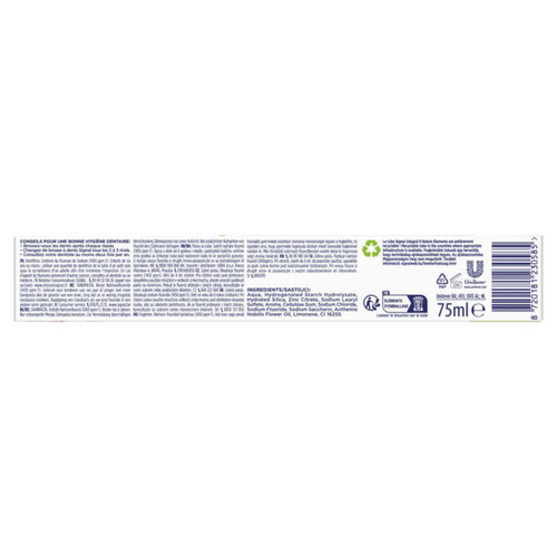 Signal Dentifrice Sel Rose Camomille 75ml