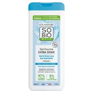 SO'BiO Étic Crème de douche Hydratante à l'Aloe Vera Bio 650ml