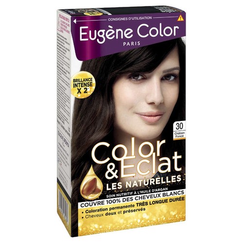 Eugène Color Coloration permanente Châtain Foncé N°30