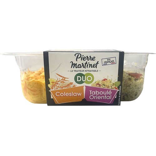 Martinet Duo Coleslaw et Taboulé Oriental 250g