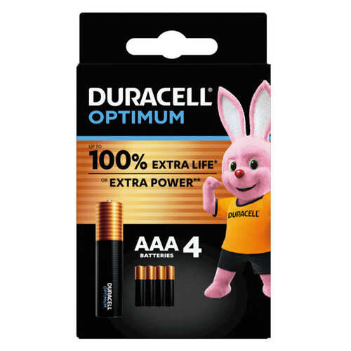 Duracell Optimum Aaa X4