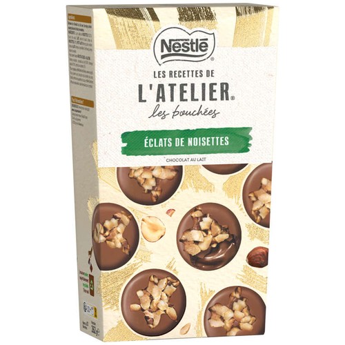 Nestlé L’Atelier Les Bouchées Éclats de noisettes 262g