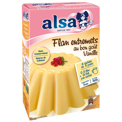 Alsa Préparation Flan Vanille 192g