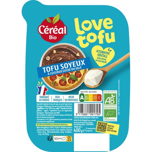 Céréal Bio Tofu Soyeux 400g