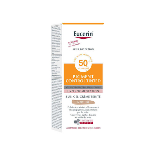 [Para] Eucerin Sun Pigment Control Gel Crème Teinte spf50+ 50ml