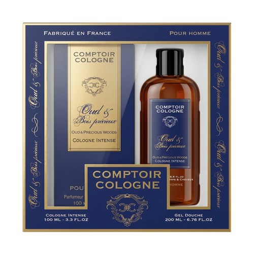 Comptoir Cologne Coffret Oud & bois précieux Parfum 100ml  + Gel Douche 200ml