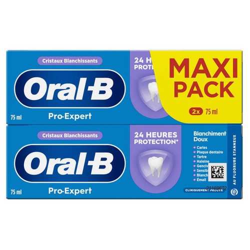 Oral-B Pro-Expert Blanchiment Doux 2x75ml