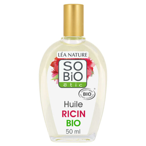 SO'BiO Étic Huile Végétale De Ricin Bio 50ml
