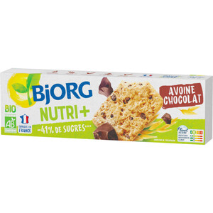 Bjorg Biscuits avoine chocolat, bio 130g