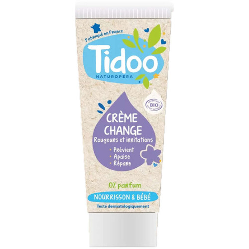 [Para] Tidoo Crème Change 0% Parfum Nourrisson & Bébé 75ml