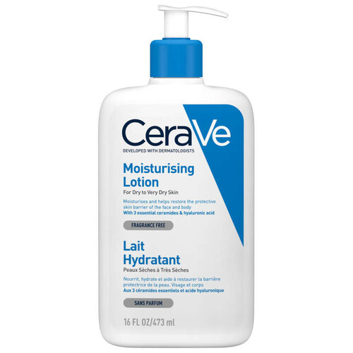 [Para] CeraVe Lait Hydratant visage et corps pour les peaux sèches à très sèches 473ml