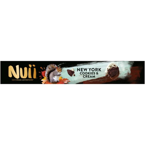 Nuii Bâtonnets Glacés New York Cookies & Cream x4 268g
