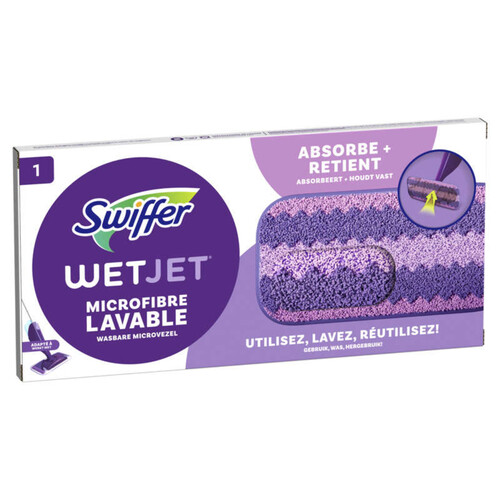 Swiffer WetJet Lingettes Lavables en Microfibre *1