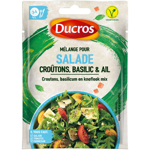 Ducros Mélange pour Salade croûtons, basilic et ail 18g