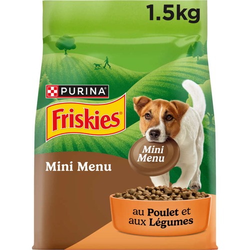 Friskies Vitafit Croquettes poulet et légumes pour chien adulte de petite taille 1,5kg