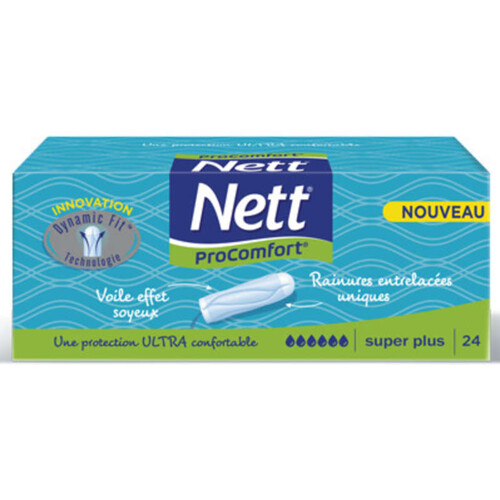 Nett Tampons Super Plus Sans Applicateur X24