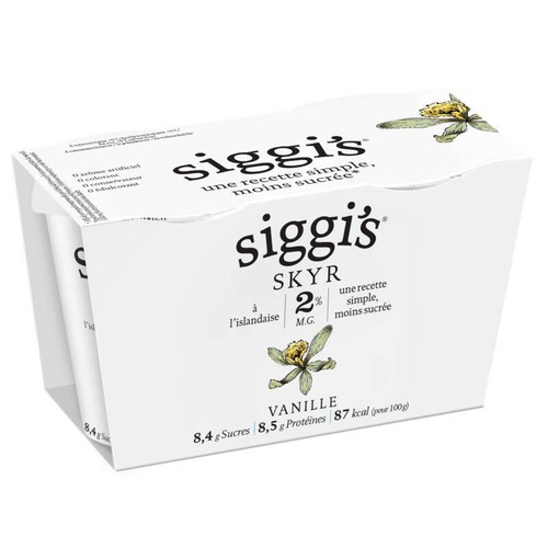 Siggi's Skyr 2% Mg Vanille 2x140g