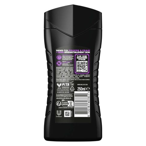 Axe Suprême Gel Douche Homme 5-en-1 Provocation 250ml