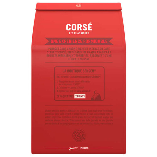 Senseo Café Corsé x54 dosettes 375g